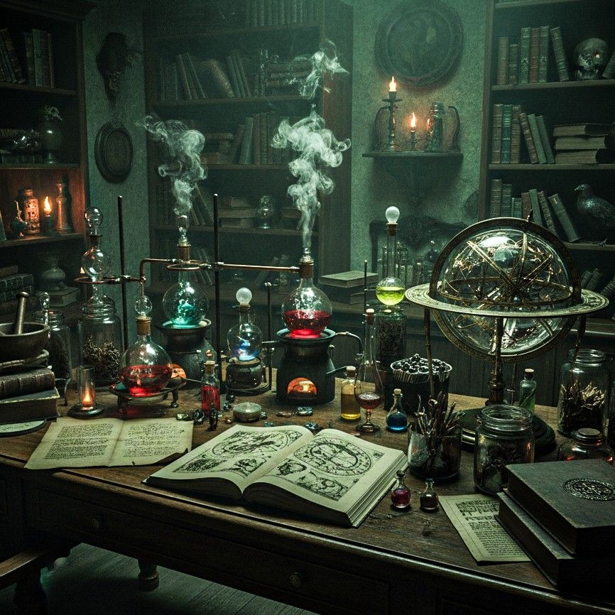 mages guild alchemy station