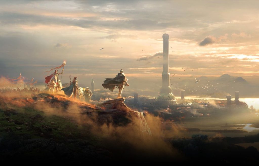 white gold tower in elder scrolls imperial city